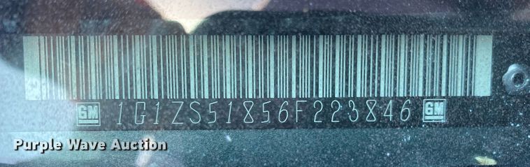 image for item JL9076 2006 Chevrolet Malibu