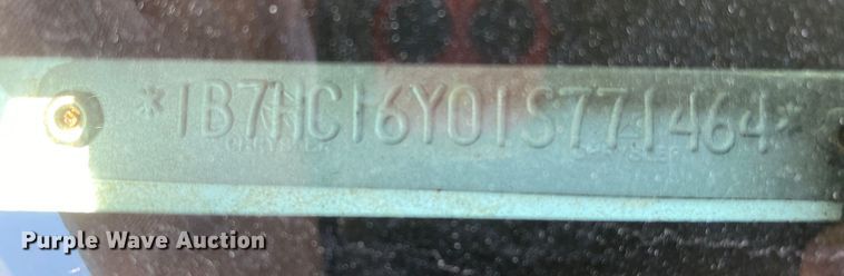 image for item JL9082 2001 Dodge Ram 1500  pickup truck