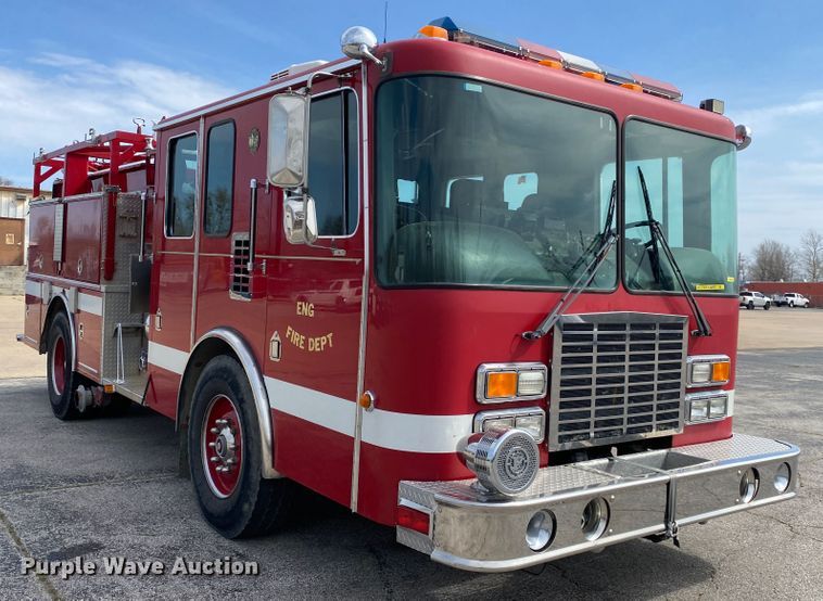image for item JL9091 1993 HME  pumper fire truck