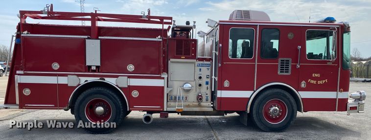 image for item JL9091 1993 HME  pumper fire truck