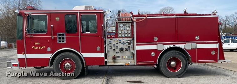 image for item JL9091 1993 HME  pumper fire truck
