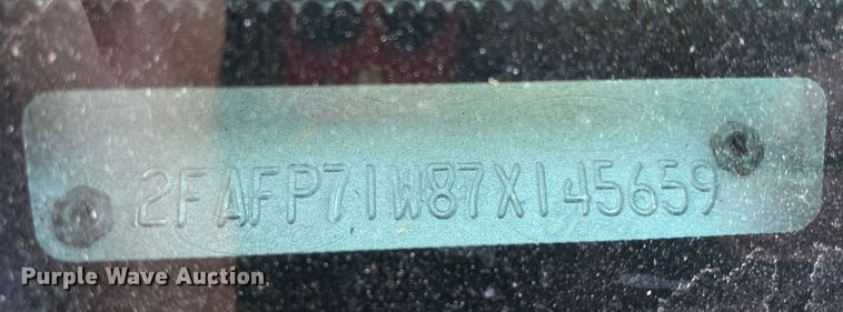 image for item JL9097 2007 Ford Crown Victoria Police Interceptor