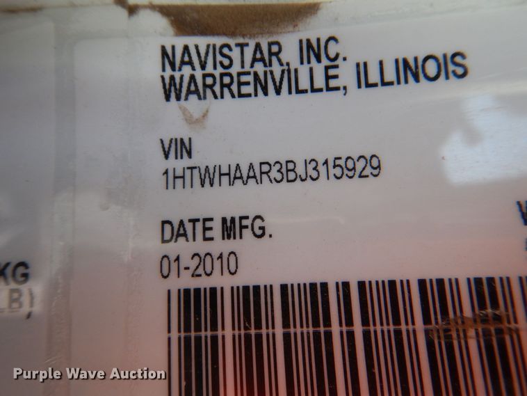 image for item JL9101 2011 International 7400  dump truck