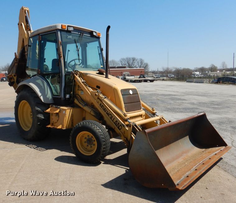 image for item JL9108 1997 New Holland 555E  backhoe