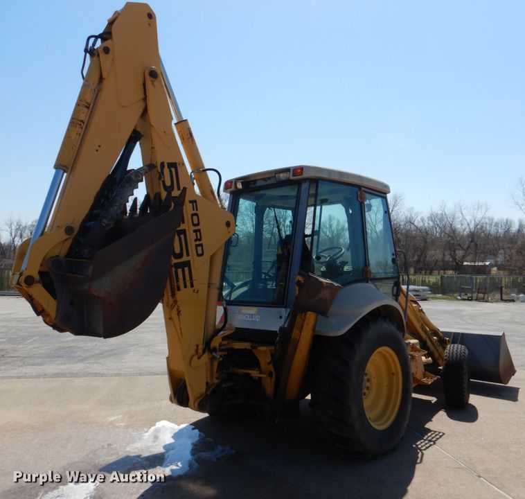 image for item JL9108 1997 New Holland 555E  backhoe