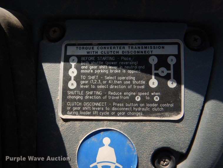 image for item JL9108 1997 New Holland 555E  backhoe