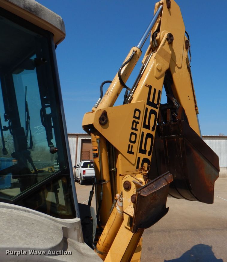 image for item JL9108 1997 New Holland 555E  backhoe