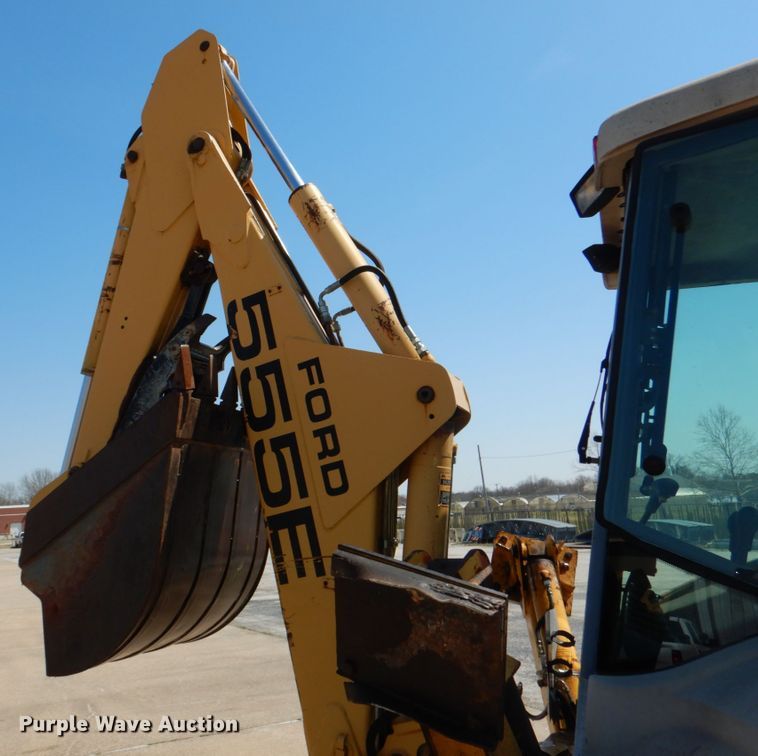image for item JL9108 1997 New Holland 555E  backhoe