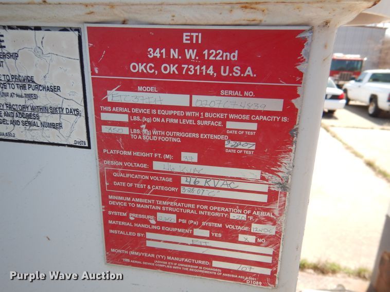 image for item JL9111 2008 Ford F450 Super Duty  bucket truck