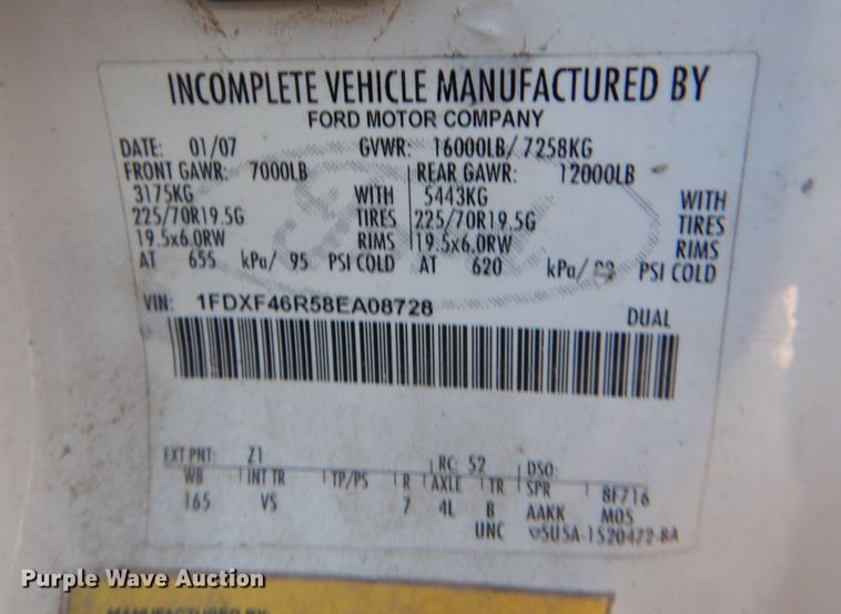 image for item JL9111 2008 Ford F450 Super Duty  bucket truck