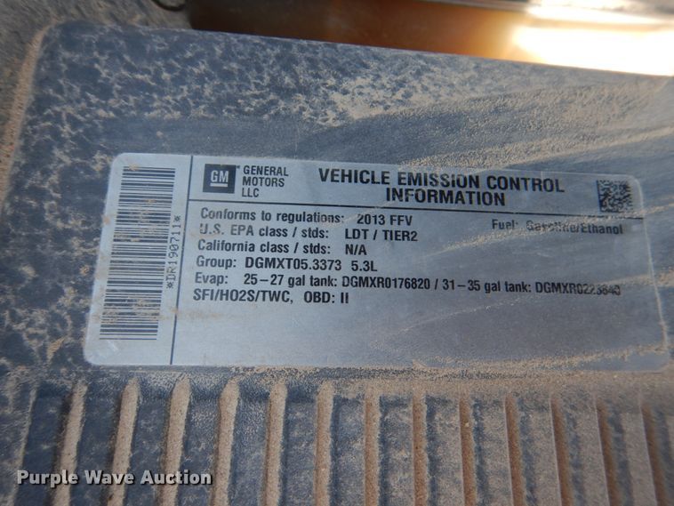 image for item JL9118 2013 Chevrolet Tahoe Police  SUV