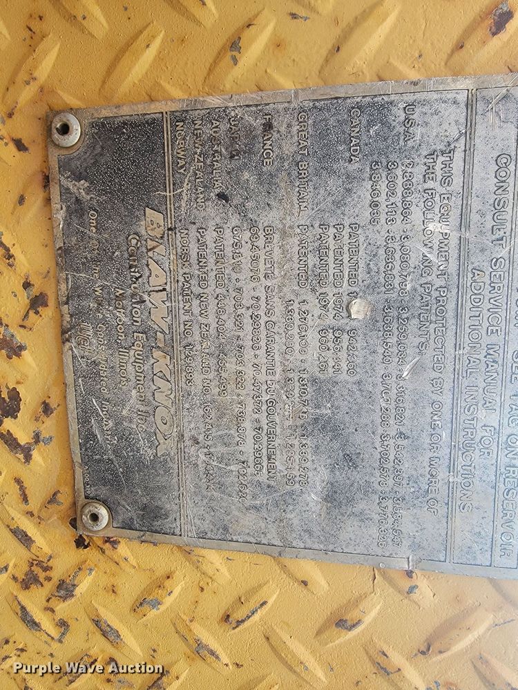 image for item JL9691 Blaw-Knox RW195  road widener