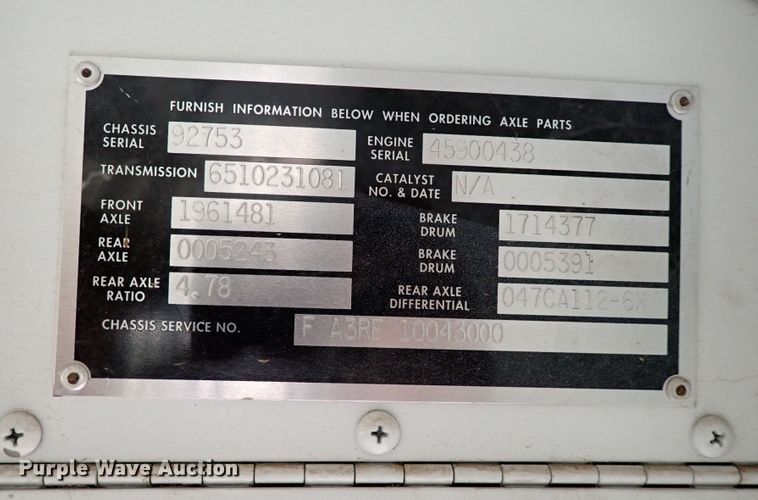 image for item JO9628 2000 Blue Bird All American  school bus