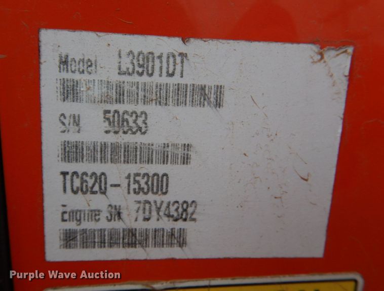 image for item JS9584 2014 Kubota L3901  MFWD tractor