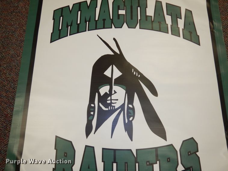 image for item JV9235 Immaculata Raiders vinyl banner