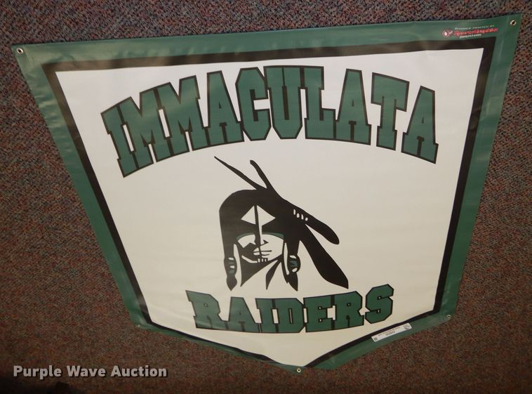 image for item JV9235 Immaculata Raiders vinyl banner