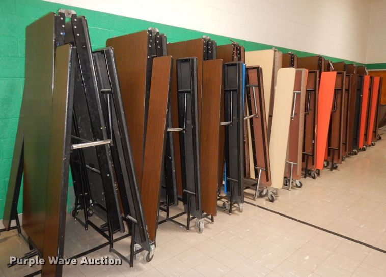 image for item JV9236 (12) folding lunchroom tables