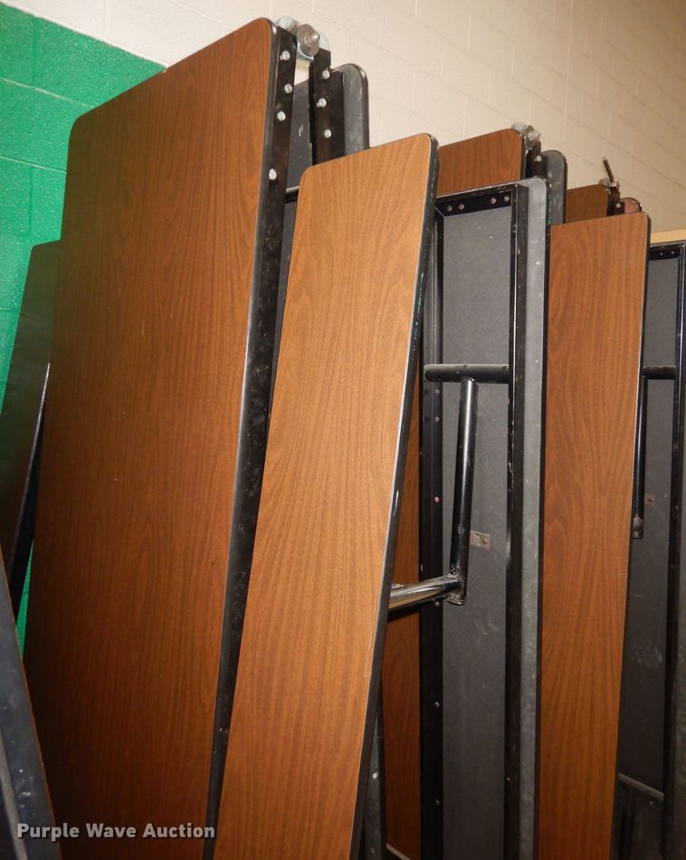 image for item JV9236 (12) folding lunchroom tables