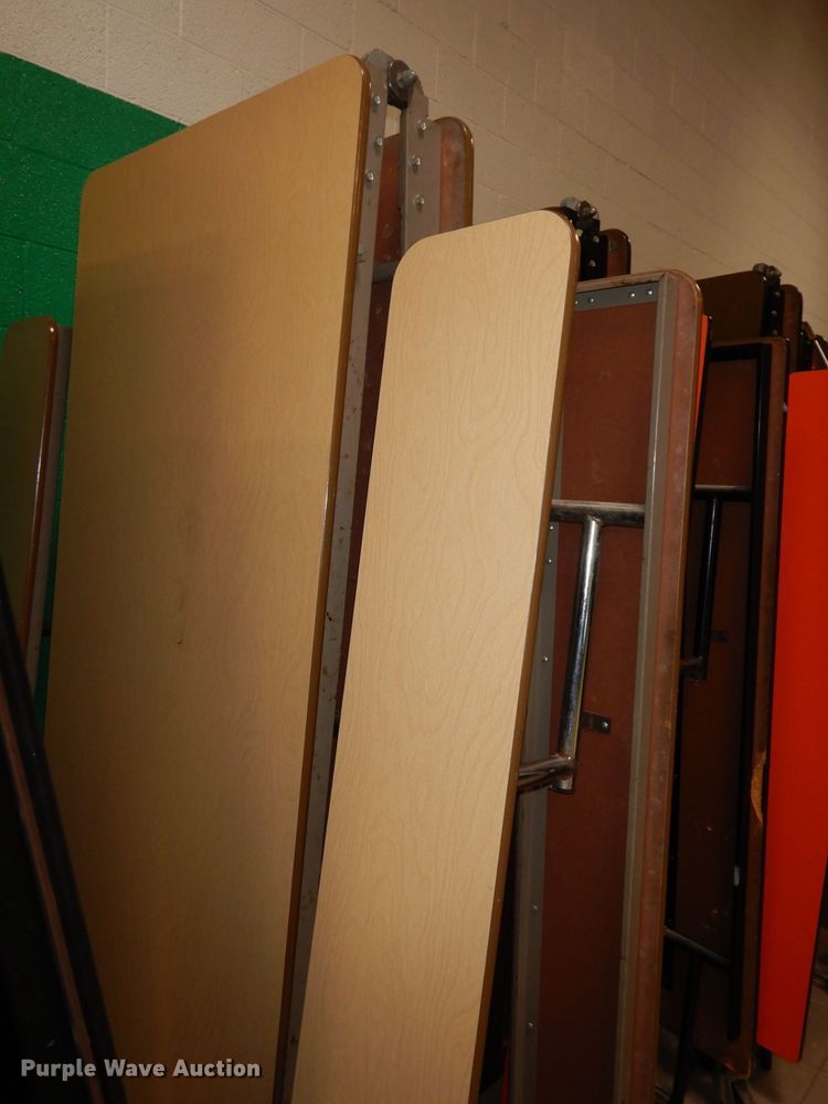 image for item JV9236 (12) folding lunchroom tables