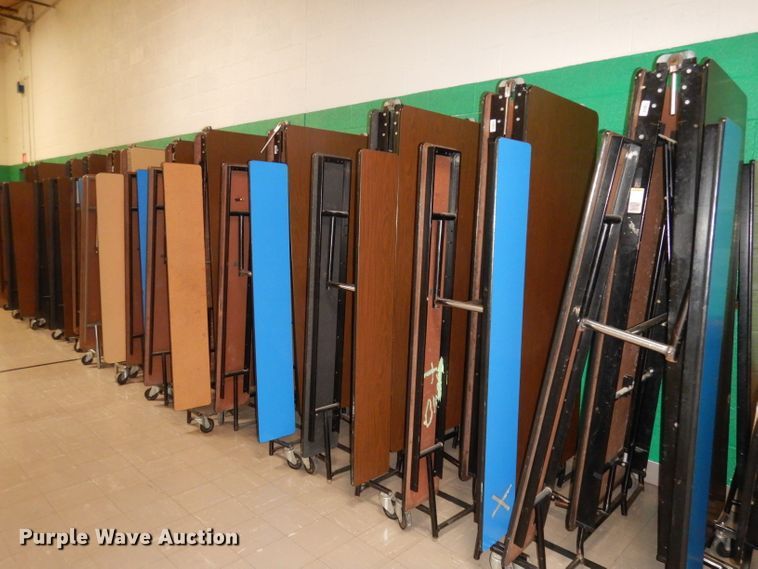 image for item JV9236 (12) folding lunchroom tables