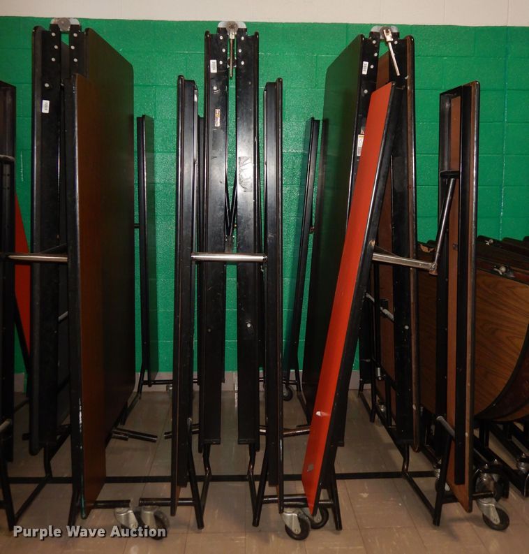 image for item JV9236 (12) folding lunchroom tables