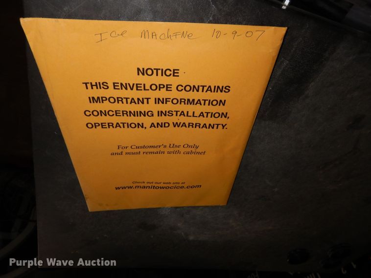 image for item JV9239 2005 Manitowoc SY0455W  ice maker