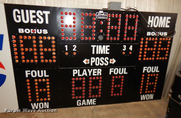 image for item JV9240 (2) Scorebrain Electro-Mech scoreboards