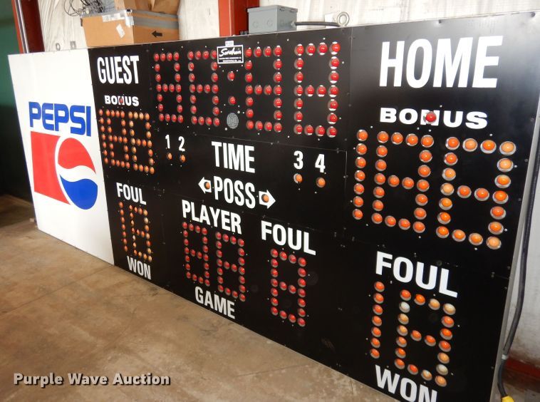 image for item JV9240 (2) Scorebrain Electro-Mech scoreboards