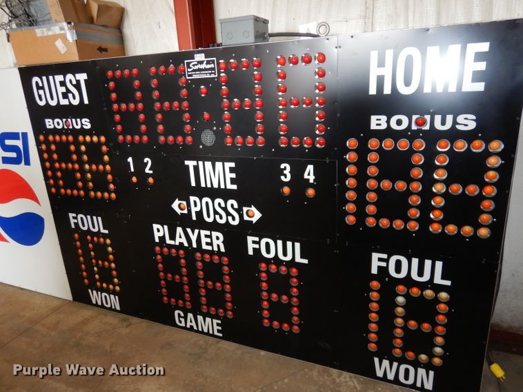 image for item JV9240 (2) Scorebrain Electro-Mech scoreboards