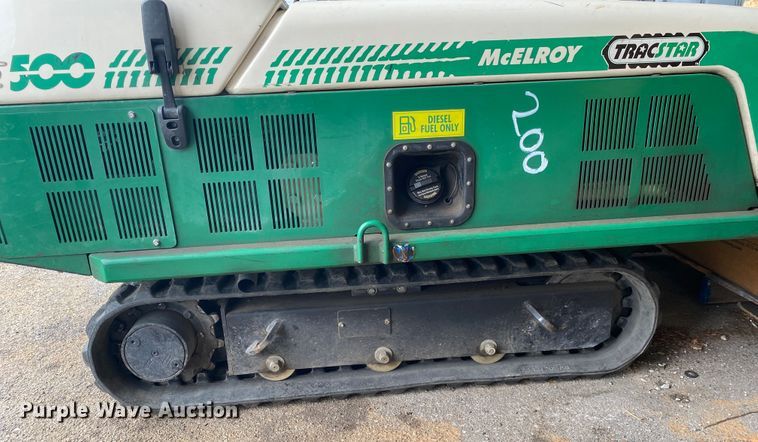 image for item KE9571 2008 McElroy TracStar 500 Series II pipe fusion machine