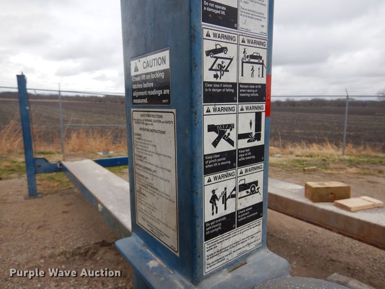 image for item KJ9593 Rotary SM123-10  four post automotive lift