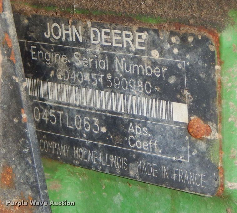 image for item KT9109 John Deere 6110  MFWD tractor