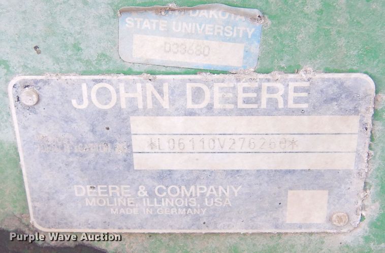 image for item KT9109 John Deere 6110  MFWD tractor