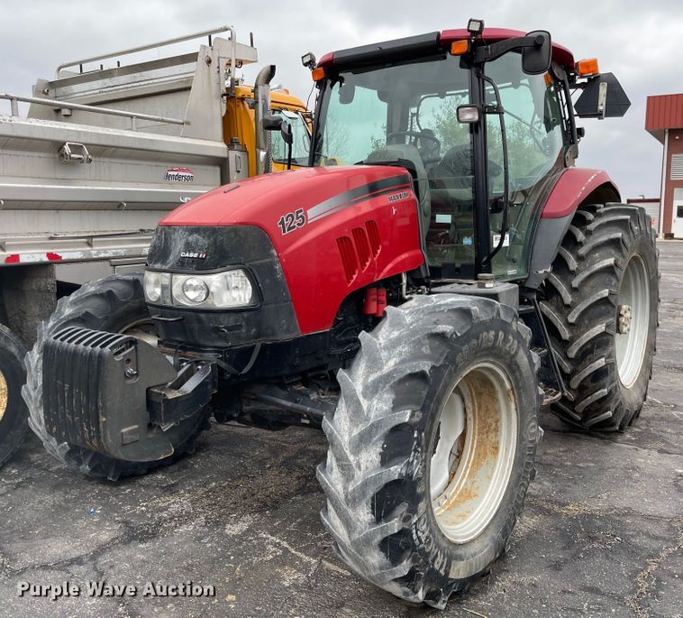 image for item KT9660 2014 Case 125 Maxxum  MFWD tractor
