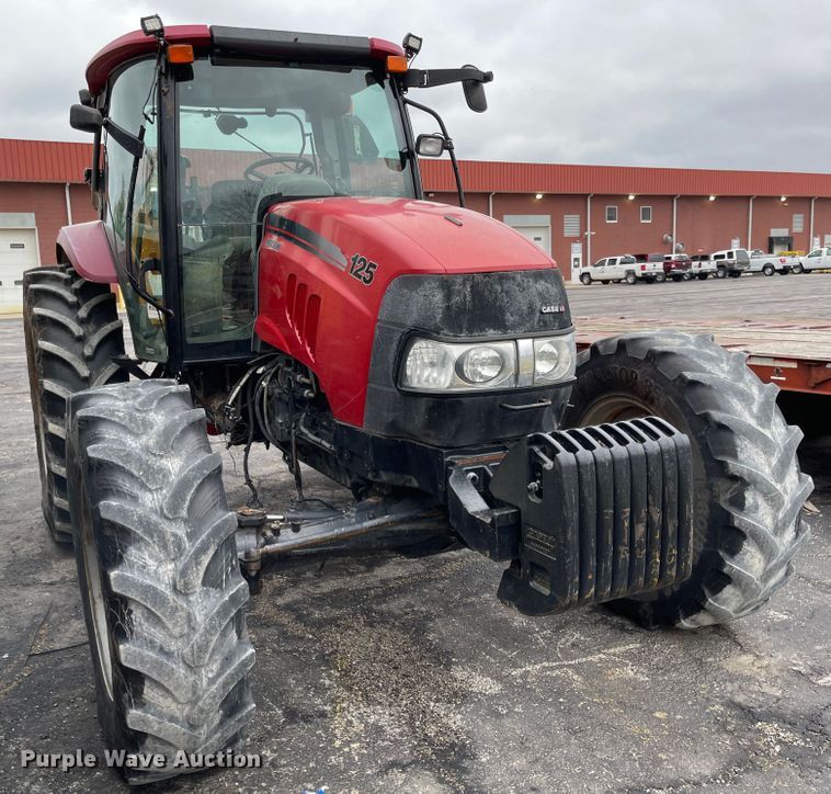 image for item KT9660 2014 Case 125 Maxxum  MFWD tractor