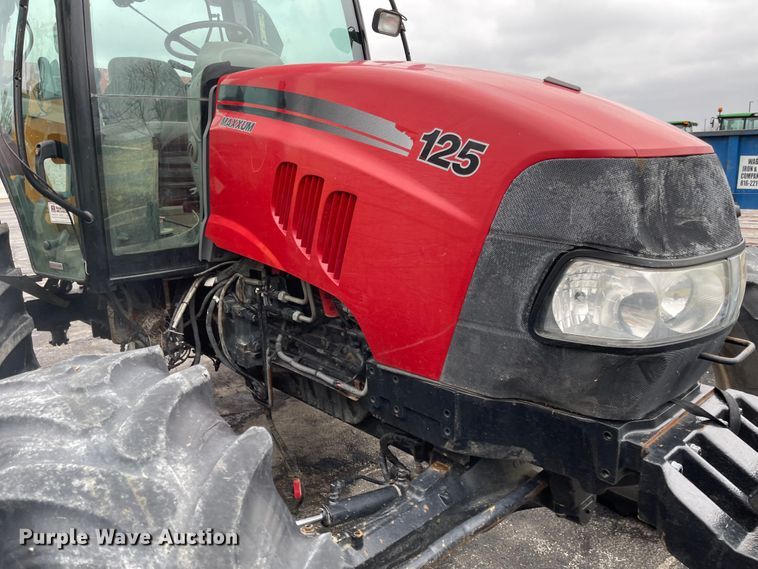 image for item KT9660 2014 Case 125 Maxxum  MFWD tractor
