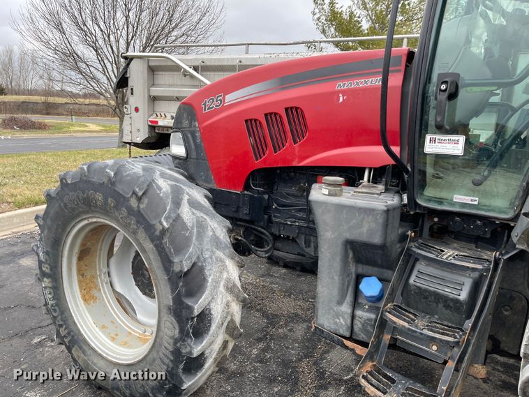 image for item KT9660 2014 Case 125 Maxxum  MFWD tractor