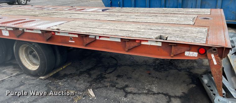 image for item KT9661 1997 Trail-Eze PDLX20TC31  tilt deck equipment trailer