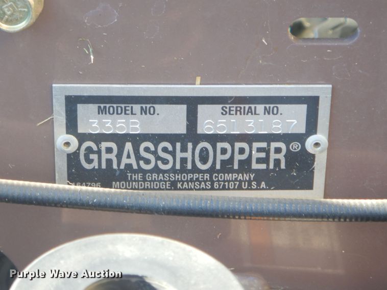 image for item MX9868 Grasshopper 335  ZTR lawn mower