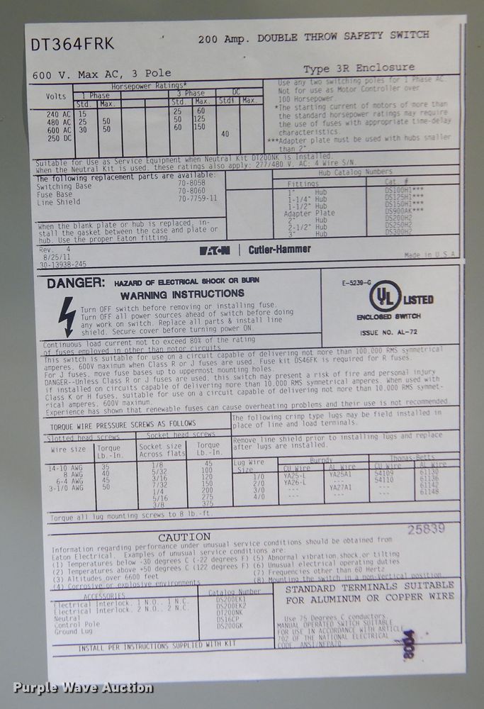 image for item MX9918 Double throw safety switch