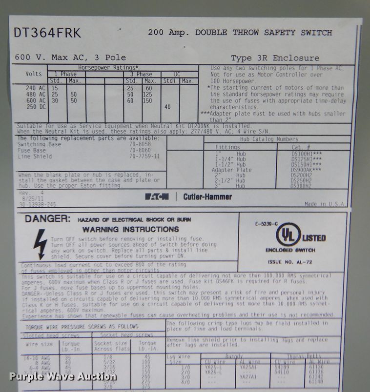 image for item MX9918 Double throw safety switch