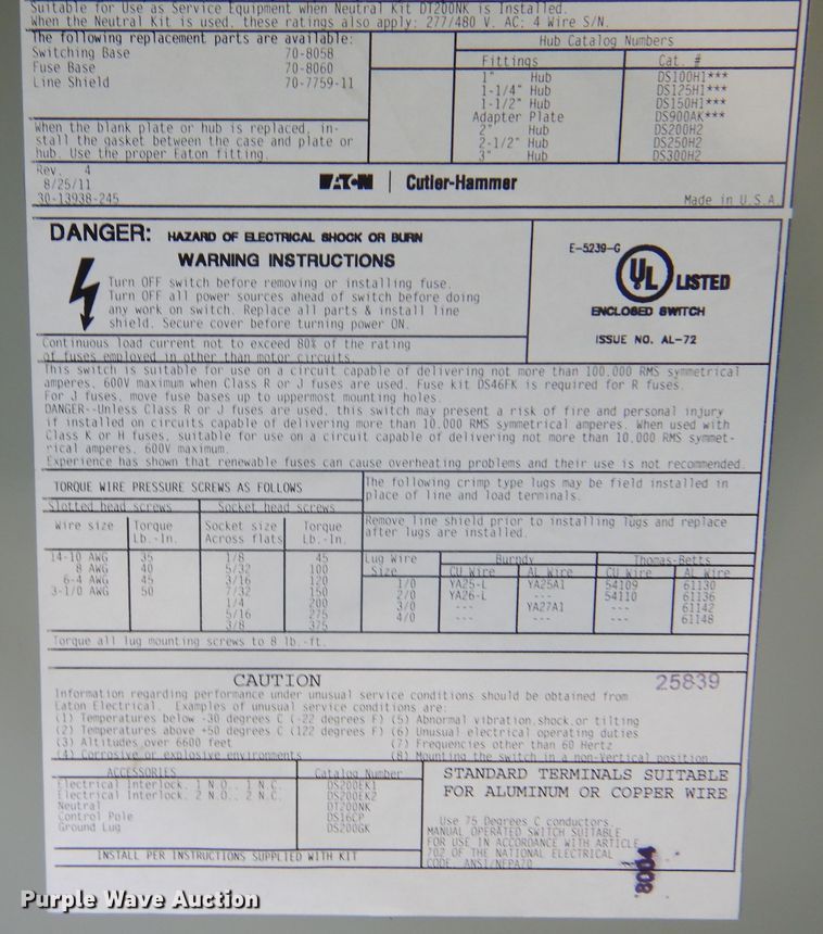 image for item MX9918 Double throw safety switch