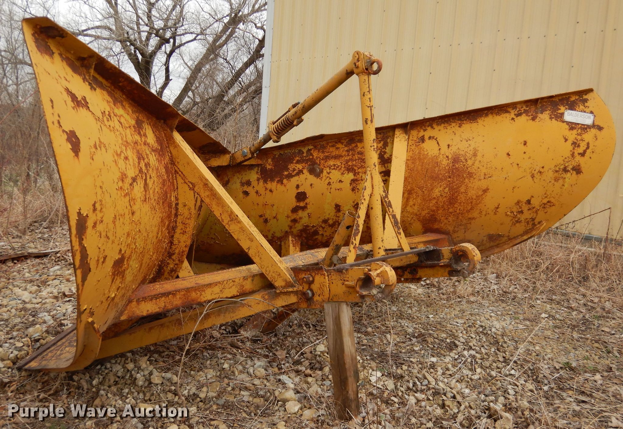 Balderson BV1149135 motor grader Vplow in Marion, KS Item JV9276