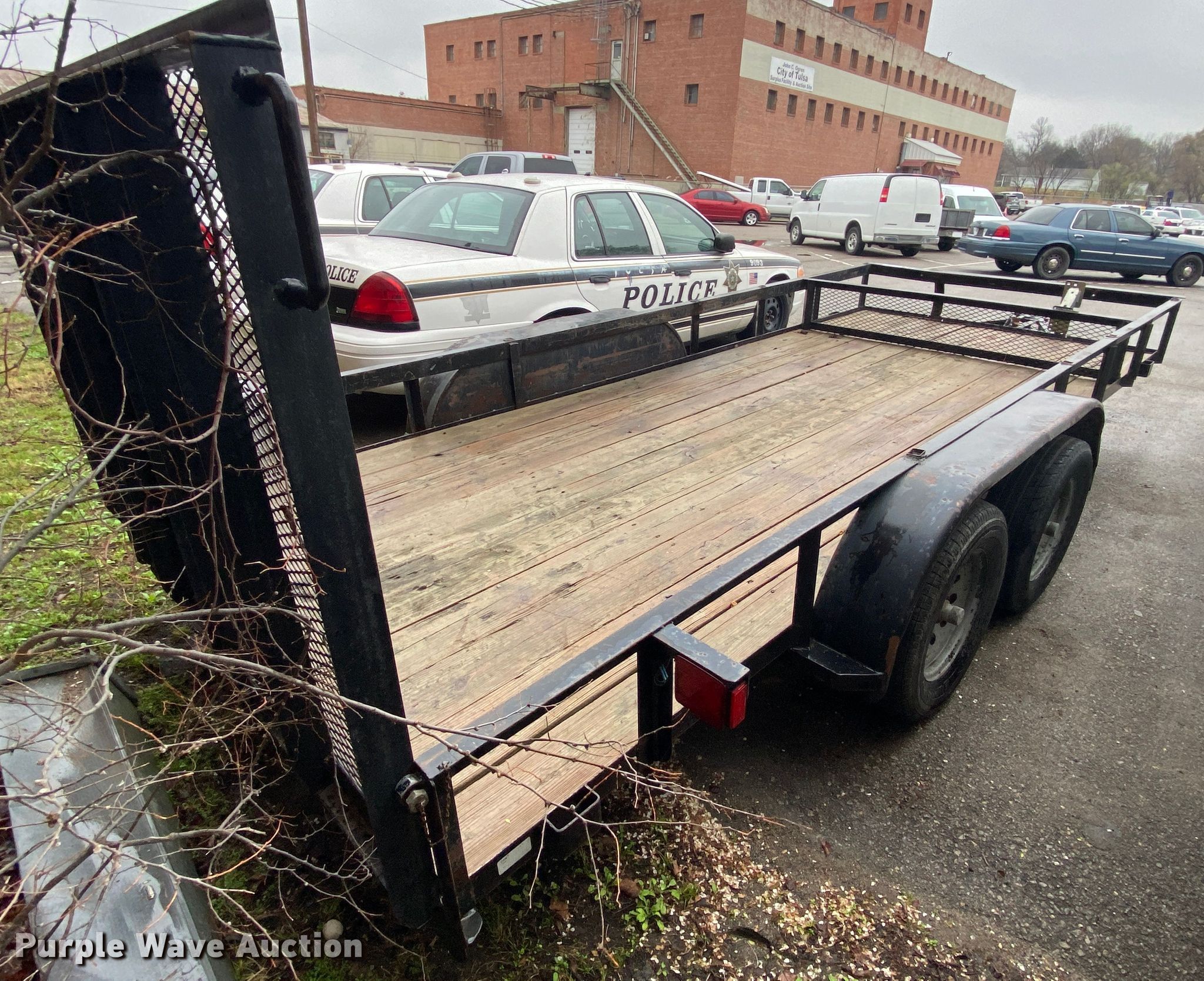 2007 Maxey utility trailer in Tulsa, OK Item KE9495 sold Purple Wave