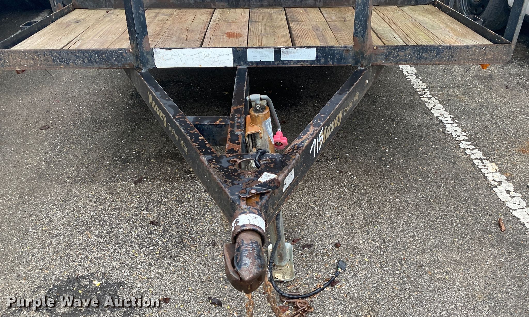 2007 Maxey utility trailer in Tulsa, OK Item KE9495 sold Purple Wave