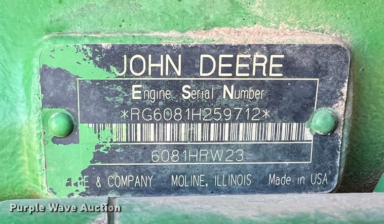 image for item DJ5062 2005 John Deere 8120  MFWD tractor