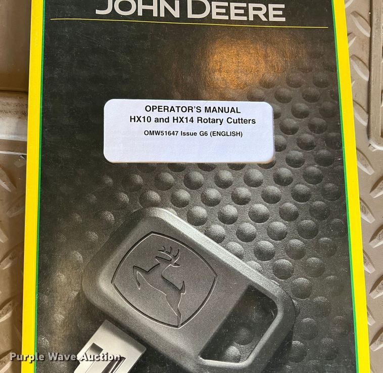 image for item DJ5063 John Deere HX14  rotary mower