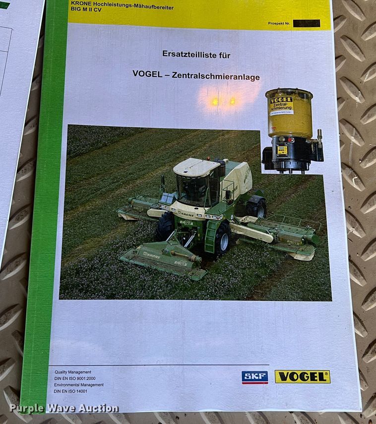 image for item DJ5064 2008 Krone Big M 400  windrower