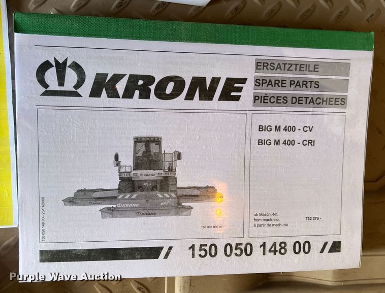 image for item DJ5064 2008 Krone Big M 400  windrower