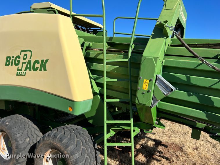image for item DJ5065 2008 Krone Big Pack 1290  large square baler